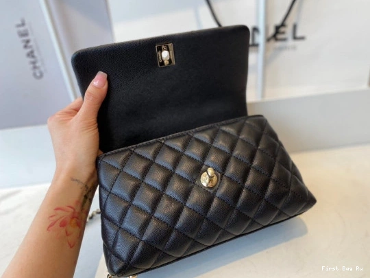 Firstbag Ru TOP FLAP WITH HANDLE CHANEL BAG 0710